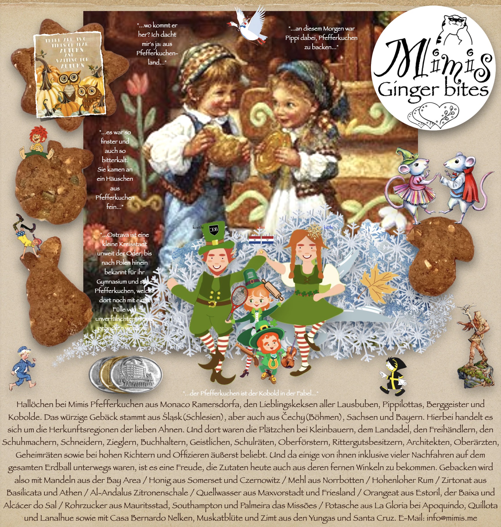 
        Mimis Schlesische Pfefferkuchen – Lebkuchen – Gingerbread Cookies
    